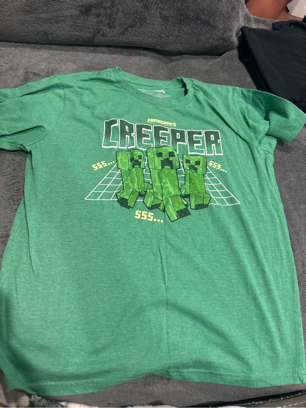 MAD Engine Minecraft Creeper Graphic Tee - Green